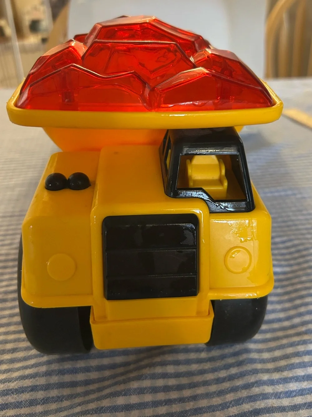 CAT Light Up Dump Truck Lights And Sounds Preschool Toy Construction Vehicle